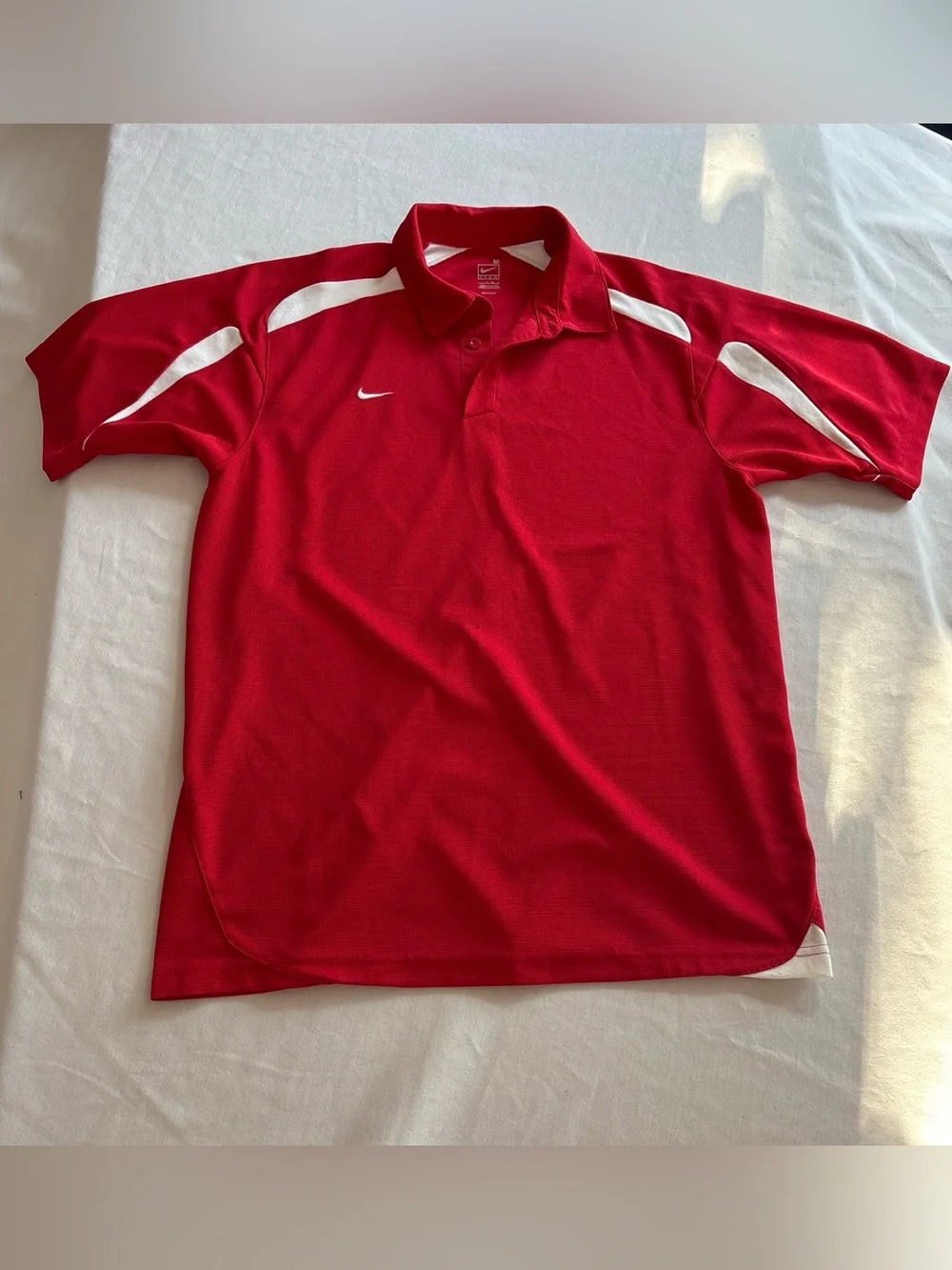 Nike Men's Red Polo Performance Shirt
